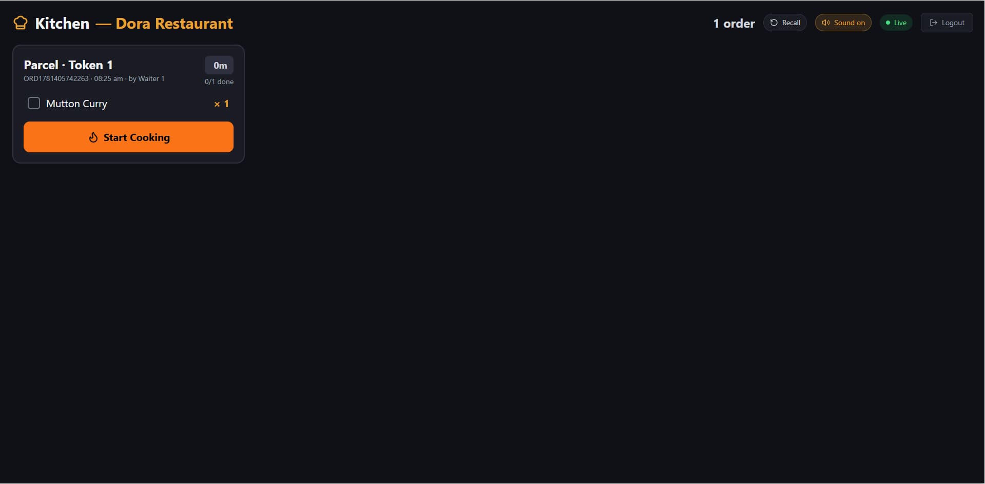 QDCODEX restaurant billing software — Multi-printer billing configuration