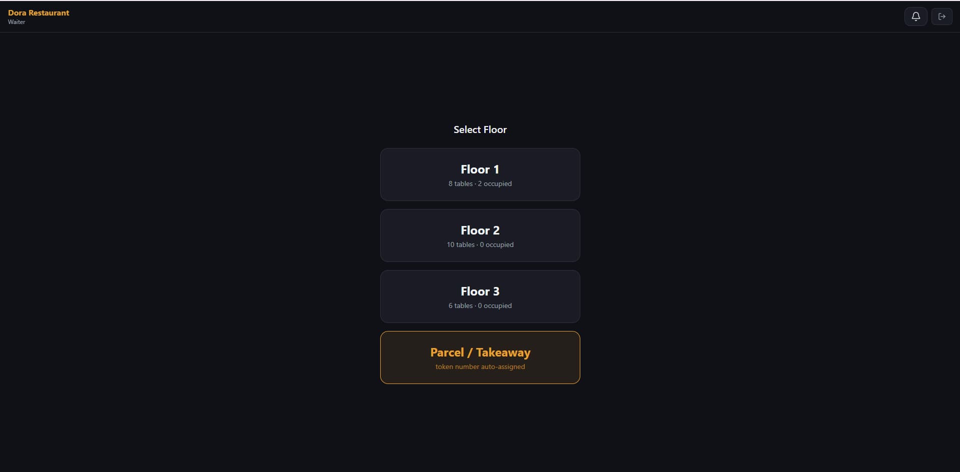 QDCODEX restaurant billing software — Order summary and payment screen