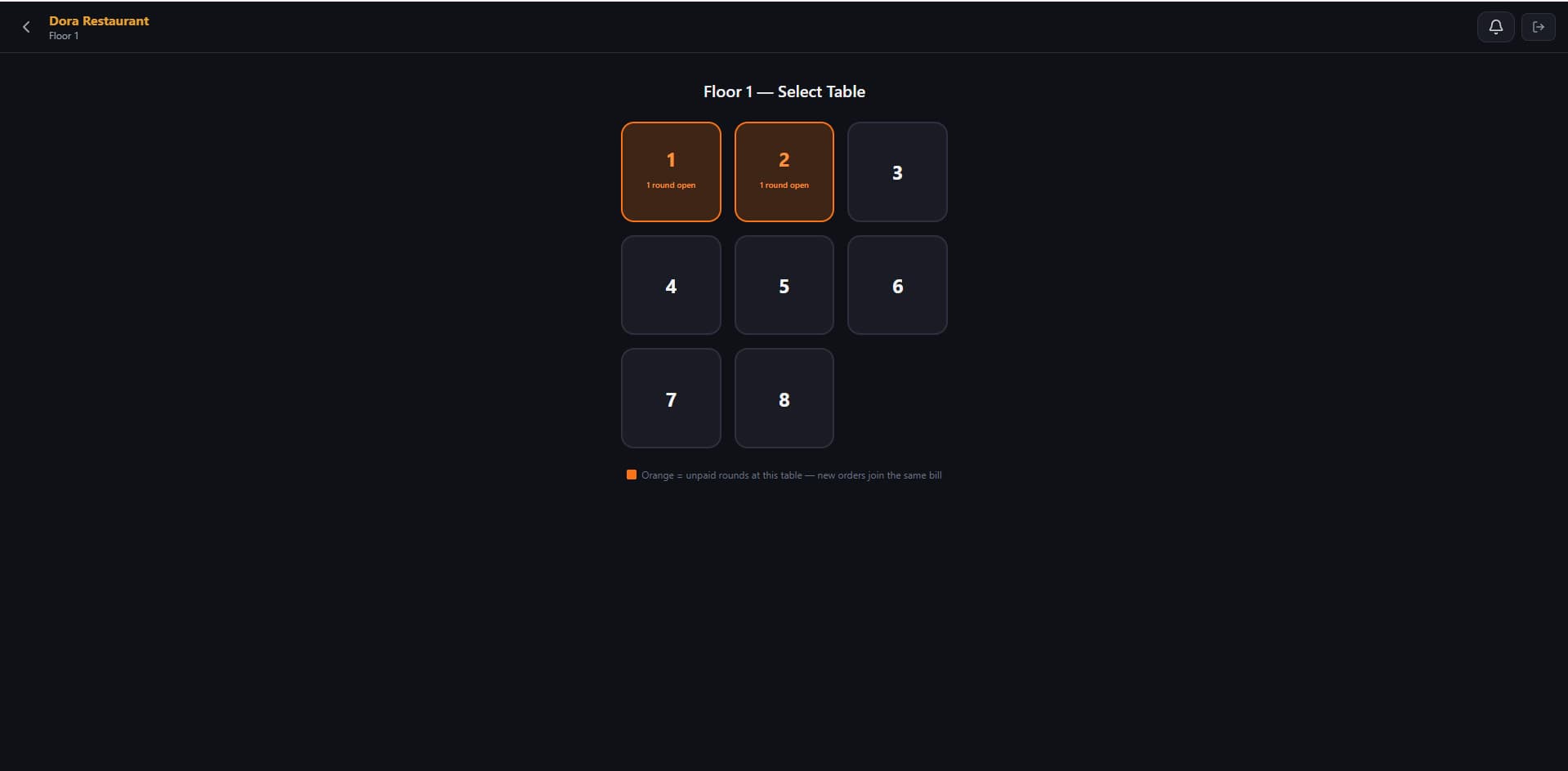 QDCODEX restaurant billing software — Category and item setup screen