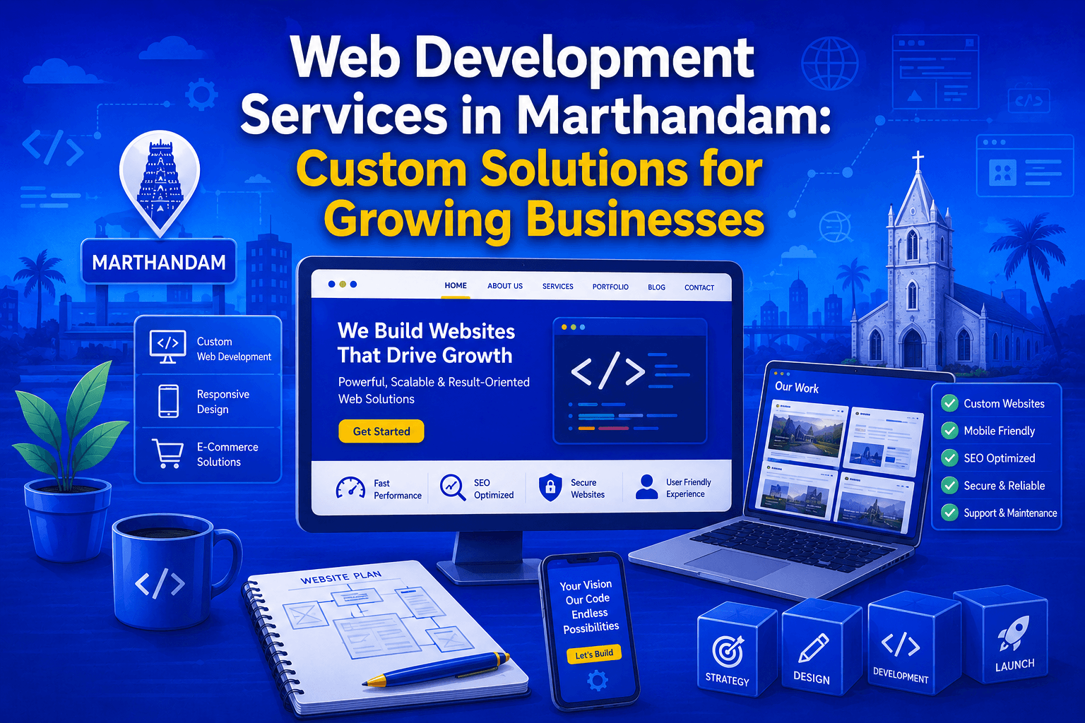 Web Development Services in Marthandam: Custom Solutions for Growing Businesses